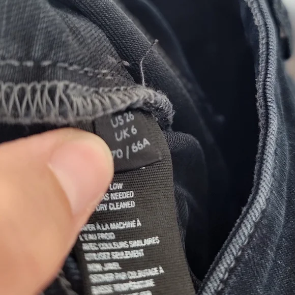 Free People We The Free Ivy Released Hem Skinny Jeans In Seal Blue Size 26 - Picture 7 of 8